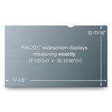 3M personvernfilter for 20,1" widescreen (16:10) - personvernfilter for skjerm - 20,1" bredde (PF20.1W)