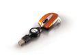 VERBATIM Optical Mini Travel Mouse USB Volcanic Orange (49023)