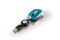 VERBATIM Optical Mini Travel Mouse USB Caribbean Blue (49022)