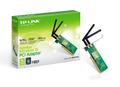 TP-LINK 300MBit/s WLAN-N PCI-Adapter,  Atheros-Chipsatz,  2T2R, 2,4GHz, 802.11b/ g/ n,  2 removeable antennas (TL-WN851ND)