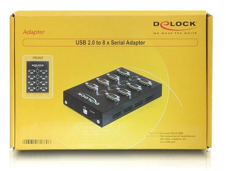 DELOCK Seriel-Hub 8-Port 1x USB2.0 -> (61860)