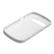 BLACKBERRY BB 9900/9930 HARD SHELL WHITE W/SOFT GREYACCENT ACCS