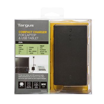 TARGUS Compact Charger For Laptop and USB Tablet EU (APA042EU)