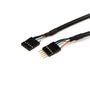 STARTECH 18IN INTERNAL 5 PIN USB IDC MOTHERBOARD HEADER CABLE M/F CABL