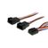 STARTECH 30cm 4 Pin Fan Power Splitter Cable - F/M