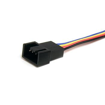 STARTECH 12IN 4 PIN PWM FAN EXTENSION POWER Y CABLE F/M CABL (FAN4SPLIT12)