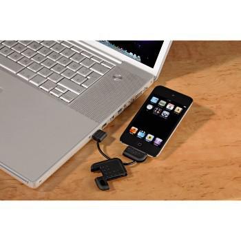 HAMA iPhone 3/4 USB-lader Mini Mini reiselader og synk MFI (00109232)