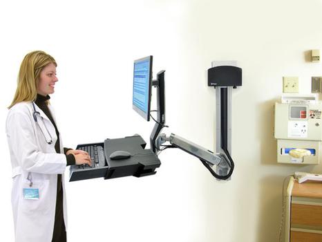 ERGOTRON SV Sit-Stand Combo System silve (45-270-026 $DEL)
