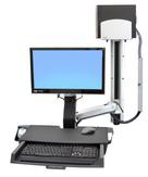 Ergotron StyleView monteringssett - for LCD-skjerm / tastatur / mus / strekkodeskanner / CPU - polert aluminium (45-270-026)