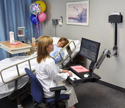 ERGOTRON SV Sit-Stand Combo System silve (45-270-026)