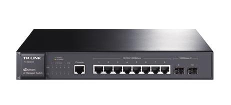 TP-Link JetStream T2500G-10TS - switch - 8 porter - Styrt - rackmonterbar (T2500G-10TS(TL-SG3210))