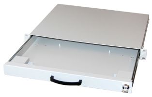 AIXCASE 48.3cm Aixcase Tastaturschublade 1HE DE PS2&USB Trackb.beige (AIX-19K1UKDETB-W)