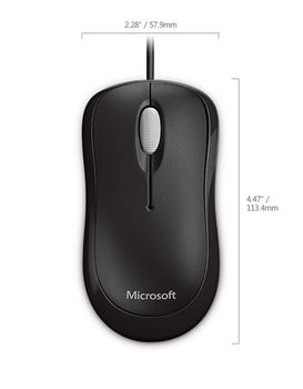 MICROSOFT Basic Optical Mouse USB Black (P58-00059)