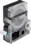 EPSON LC-4SBM9 Metallic Black on Silver tape 12mm