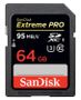 SANDISK SDHC EXTREME PRO 64GB 95MB/S