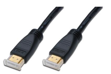 ASSMANN Electronic HDMI HS Cable w/ Amp. A-A. M/M. Black. 20m Factory Sealed (931760)