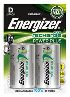 ENERGIZER Accu Recharge Power Plus - Batteri 2 x D - NiMH - (ladbare) - 2500 mAh