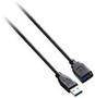 V7 V7E2USB3EXT-03M USB-kabel USB 3.2 Gen 1 (3.1 Gen 1) 3 m USB A Zwart