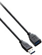 V7 USB3.0 A TO A EXT CABLE 1.8M BLACK M/F CABL (V7E2USB3EXT-1.8M)