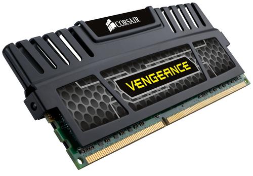 CORSAIR Vengeance™ DDR3 1600MHz 8GB CL10 1x 8GB XMS3 modules, CL10-10-10-27,  Core i7/ i5/ Core 2, 1.5V (CMZ8GX3M1A1600C10)