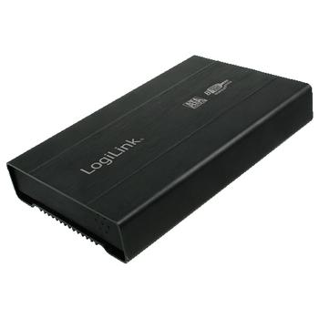 LOGILINK Geh. 6.3cm (2,5) USB 3.0/SATA Black ALU (UA0115)