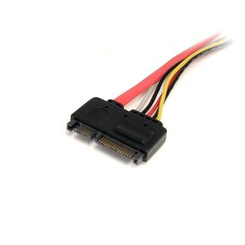 STARTECH StarTech.com 30cm 22-pins SATA Voeding en Data Verlengkabel - SATA verlengkabel - SATA-combinatie (V) naar SATA-combinatie (M) - 30.5 cm - rood (SATA22PEXT)