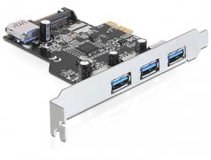 DELOCK 3 x internal,1 x external PCIe