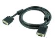 GEMBIRD VGA HD15m/HD15m dual-shielded w/2*ferrite core 6ft cable BLACK