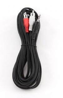 GEMBIRD audio cable JACK 3,5mm M / 2x RCA (CINCH) M 5M (CCA-458-5M)