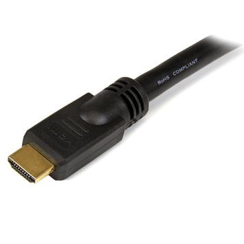 StarTech 15m High Speed HDMI Cable Ultra HD 4k x 2k HDMI Cable M/M - HDMI-kabel - HDMI (hann) til HDMI (hann) - 15 m - skjermet - svart (HDMM15M)