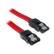 BITFENIX SATA 3 Kabel 30cm - sleeved rot/ schwarz