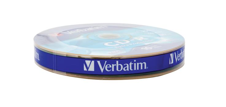 VERBATIM Opt Media CD Verbatim 700MB 10pcs (43725)