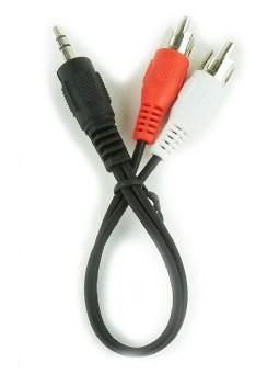 GEMBIRD audio cable JACK 3,5mm M / 2x RCA (CINCH) M, 0.20M (CCA-458/0.2)