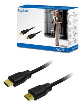 LOGILINK HDMI High Speed Ethernet 2x 19-pin ST bla (CH0038)