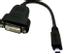 ACCELL Accell, Micro HDMI till DVI-adapter, svart