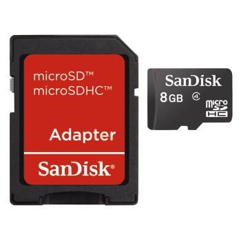 SANDISK microSDHC 8GB Card Only (SDSDQM-008G-B35)