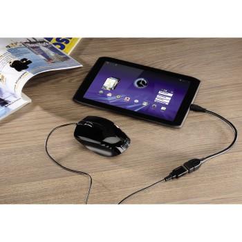 HAMA Adapter USB-Micro OTG Hona-Hane Guld Svart (00078426)