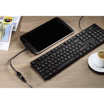 HAMA Adapter USB-Micro OTG Hona-Hane Guld Svart (00078426)