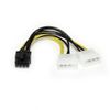 STARTECH 15cm LP4 to 8 Pin PCI Express Video Card Power Cable Adapter	 (LP4PCIEX8ADP)