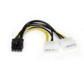 STARTECH 6IN LP4 TO 8 PIN PCI EXPRESS VIDEO CARD POWER ADAPTER CABL