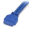STARTECH 2 Port Panel Mount USB 3.0 Cable - USB A to Motherboard Header Cable F/F	 (USB3SPNLAFHD)