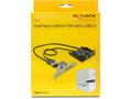 DELOCK FrontPanel 2x USB3.0 + PCIe Card (4x USB3.0 (61893)