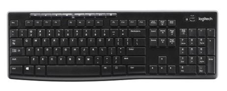 Logitech Wireless Keyboard K270 - tastatur - Tysk Inn-enhet (920-003052)