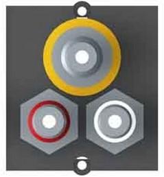 BACHMANN Frame 1xVideo+Cinch Stereo (917.026)