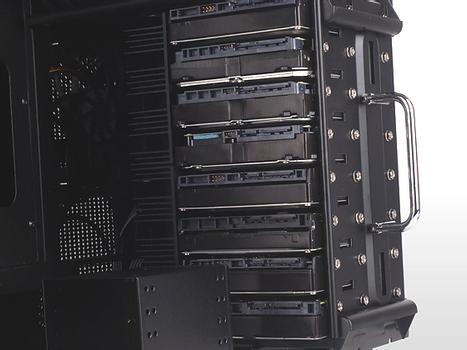 SILVERSTONE Tj04-E Midi Tower Black, (SST-TJ04B-E)