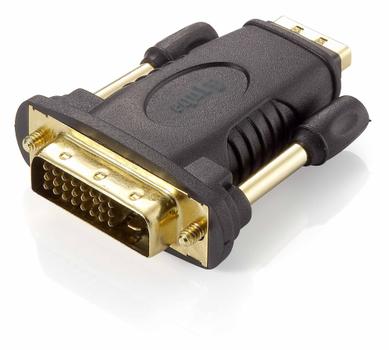 EQUIP HDMI Adapter Typ A -> DVI(24+1) Bu/St (118908)