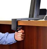 Ergotron WorkFit-S Single LD Workstation with Worksurface - Stativ for LCD-skjerm / tastatur / mus - aluminium,  pulverbelagt stål, kvalitetsplast - svart - skjermstørrelse: inntil 27" - skrivebordsmonterbar (33-350-200)