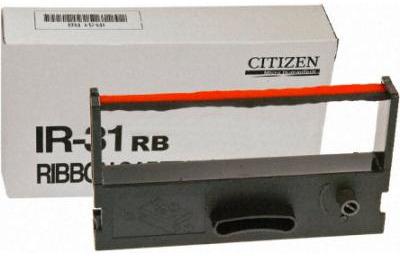 CITIZEN Ink Ribbon IR31 Red/Black (IR-31RB)