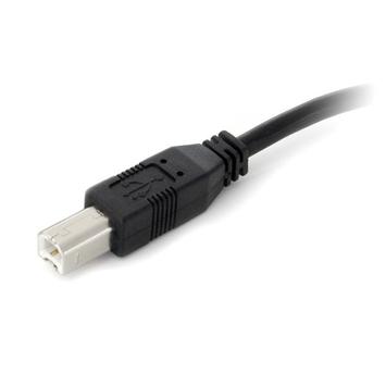 StarTech 9 m / 30 ft Active USB A to B Cable - M/M - Black USB 2.0 A to B Cord - Printer Cable - Extension USB Cable (USB2HAB30AC) - USB-kabel - 9.15 m (USB2HAB30AC)