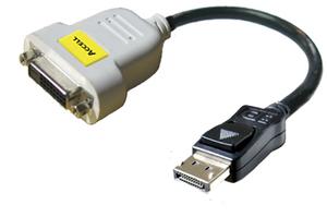 ACCELL Mini Displayport till DVI-D Dual-Link adapter, 3D, aktiv, svart (B087B-007B)